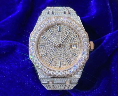 bust-down-moissanite-watch-rose-gold-front Moissanite Watch