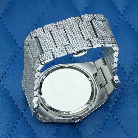 Men's Iced Out Watch | 44MM | 14K White Gold