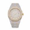 Bust Down Moissanite Watch | 44MM | 14K Yellow Gold | Iced Out