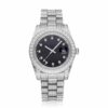 Moissanite Presidential Watch | Black Face | 41MM | 13.3CT Iced Out | 14K White Gold
