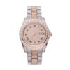 Moissanite Presidential Watch | 41MM | Roman Numeral Dial | 18.3CT Iced Out | 14K Rose Gold