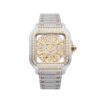 moissanite-skeleton-watch-14k-yellow-gold-white-background Moissanite Skeleton Watch | 42MM | 14K Yellow Gold | 14.1CT Bust Down